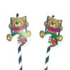 Bear Party Decorations Paper Drinking Straw - Image 4