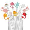 Reusable Silicone Straw Tips Covers