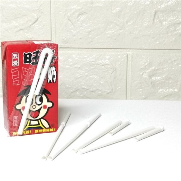 Curved Tetra Pak Packaging Bamboo Fiber Straws - Image 3